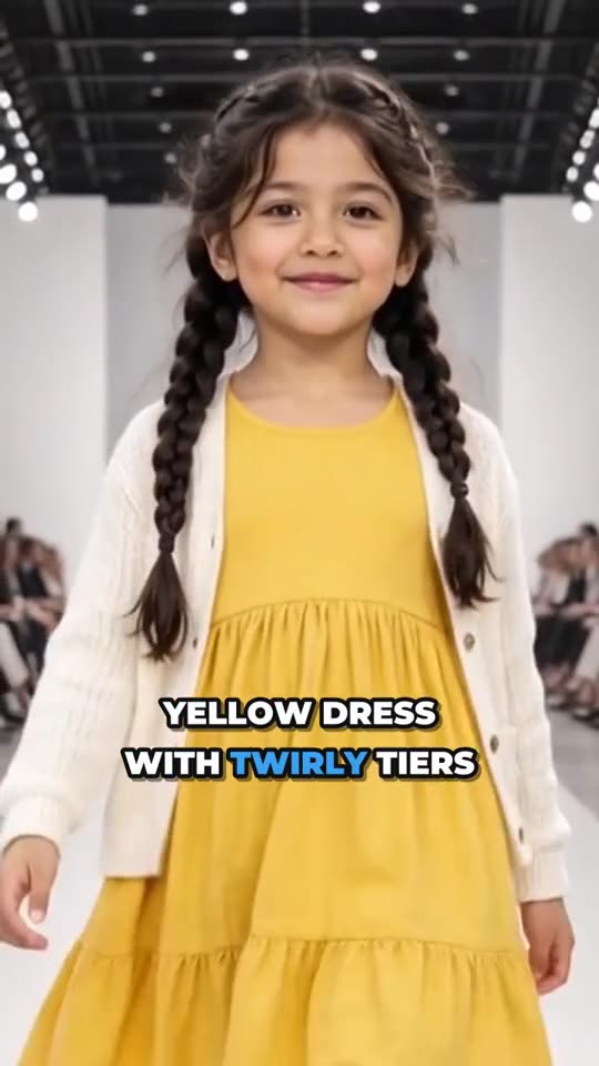 Video made with Launch Desk: Yellow dress, twirly tiers